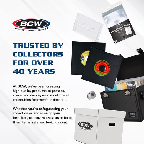 BCW CD Jewel Cases 10 Pack | Single CD Jewel Case | Protects CDs | Classic Design CD Cases | Compact Storage | Standard Jewel Case Dimensions | Perfect for CD Collection Organization in Saudi Arabia