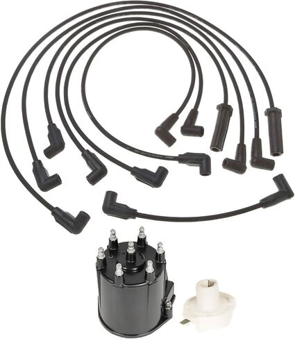 GM OE Distributor Cap Rotor & Pro Wires Kit for S10 S15 4.3L V6 VIN Z in Saudi Arabia
