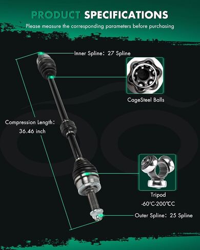 CV Axle Shaft Assembly Front Right Fit For Kia Rio 1.6L 2013-2017 in Saudi Arabia