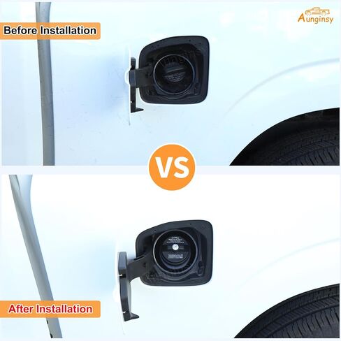 غطاء خزان الوقود Aunginsy استبدال غطاء القفل المضاد للسرقة متوافق مع Nissan Frontier 2021-2025 Car Door Fuel Cover W/Lock Cap Cap Trans Protector Withours With With Lock Association in Kuwait
