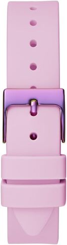 GUESS Women's 34mm Watch - Pink Strap Pink Dial Iridescent Case in Saudi Arabia