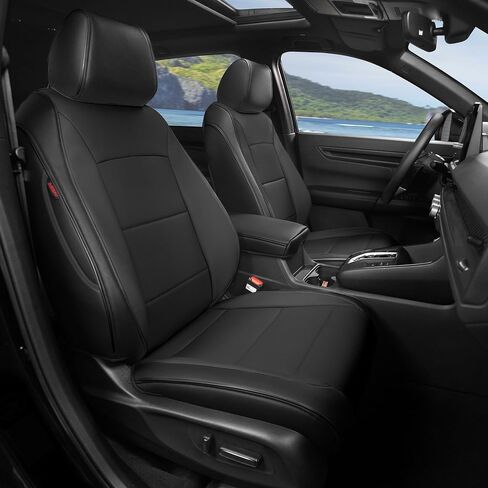 CRV Seat Covers for Honda CRV 2023 2024 2025 Leather Car Seat Cover Full Set for Trucks SUV,Waterproof Car Seat Cushion,Faux Leather (Black) in Saudi Arabia