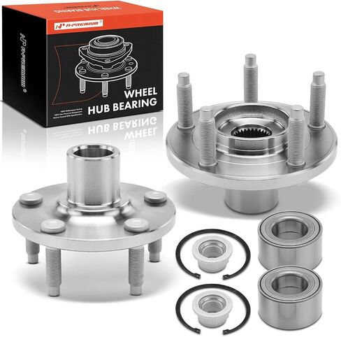 A-Premium 2 × محمل العجلات الأمامية ومحور العجلات مع 5-Lug متوافق مع Ford Edge 2007-2010 ، Lincoln MKX 2007-2010 in Saudi Arabia