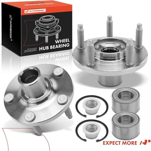 A-Premium 2 × محمل العجلات الأمامية ومحور العجلات مع 5-Lug متوافق مع Ford Edge 2007-2010 ، Lincoln MKX 2007-2010 in Saudi Arabia