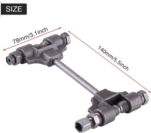 Walfront Universal Motorcycle Timing Cam Chain Breaker Breaker Breaker Cut Rovet Tool Removal Tool Kit لإزالة سلاسل كاميرا الدراجات النارية in Kuwait