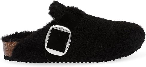 Steve Madden Women's Cuddle Clog, Black, 11 in Saudi Arabia