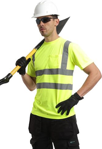 Kolossus High Visibility T Shirt Short Sleeve Reflective in Kuwait