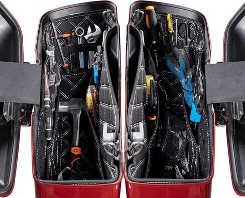 بطانات Wsays Saddlebag مع 4 جيوب جانبية متوافقة مع Harley Touring 2014-2023 Factory Saddlebag إدراج منظمي الخيوط الأحمر حقيبة غير مدببة ، أسود غير متماسك in Saudi Arabia