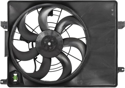 ECCPP Radiator Assombly Fan For 2010-2016 for Hyundai for Tucson | 2005-2008،2011-2016 لـ KIA for Sportage in Saudi Arabia