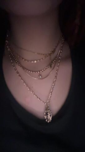 Layered Chain Necklace for Women，Pendant Stackable Jewelry,for Wedding, Party, Everyday Gifts in Saudi Arabia