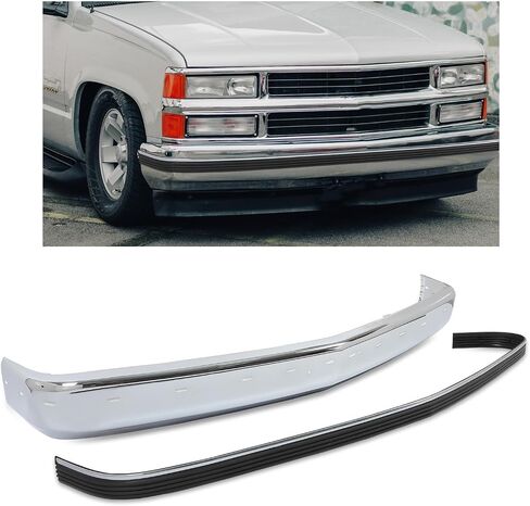 kuafu الأمامي الوفير ، شريط الوجه ، تقليم متوافق مع 1988-2000 Chevy Silverado GMC Sierra C/K 1500 2500 3500 Blazer Tahoe Suburban Yukon Pumper Strip W/صب ثقوب استبدال 15574111 155741133 in Saudi Arabia