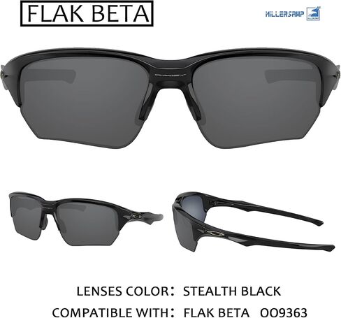 Flak Beta OO9363 استبدال العدسات/لوحة الأنف متوافقة مع طراز Sunglass Oakley in Kuwait