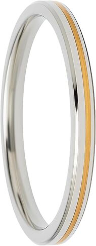 Sikh Punjabi Kada With Brass Line At Center 8 MM 80 Grams For Men And Women Punjabi Wrist Wrap Punjabi Fashion Accessory Sikh Accessory Car Hanging For Punjabi Gift in Kuwait