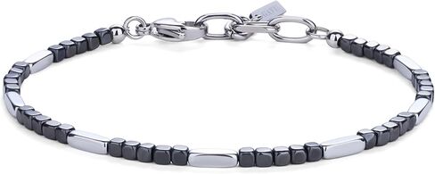 GAVU 3mm Men’s Crystal Beaded Bracelet, Hematite Bracelet for Men in Saudi Arabia