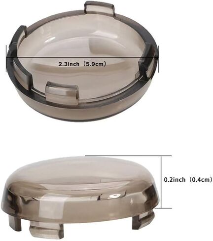 4 Pcs Smoke Turn Signal Lens Cover For Harley-Davidson Night Train EFI FXSTBI 2002-2006 in Saudi Arabia