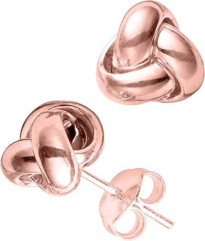 14k Gold Love Knot Stud Earrings, 6mm in Kuwait