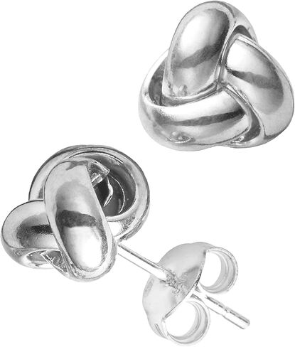 14k Gold Love Knot Stud Earrings, 6mm in Kuwait