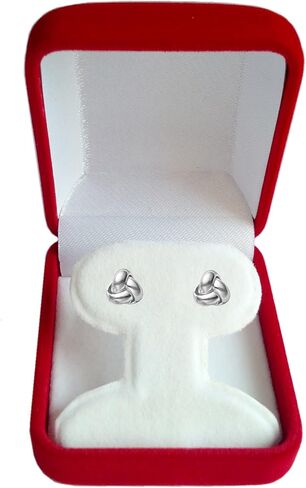14k Gold Love Knot Stud Earrings, 6mm in Kuwait