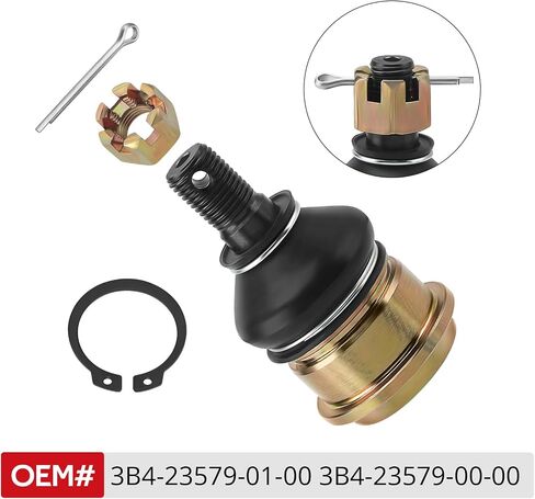 JAVIK 2 PCS Front Upper or Lower A-Arm Ball Joints Compatible with Yamaha 2007-2024 Grizzly 550 700 Kodiak 700 450 OEM# 3B4-23579-01-00 3B4-23579-00-00 in Saudi Arabia