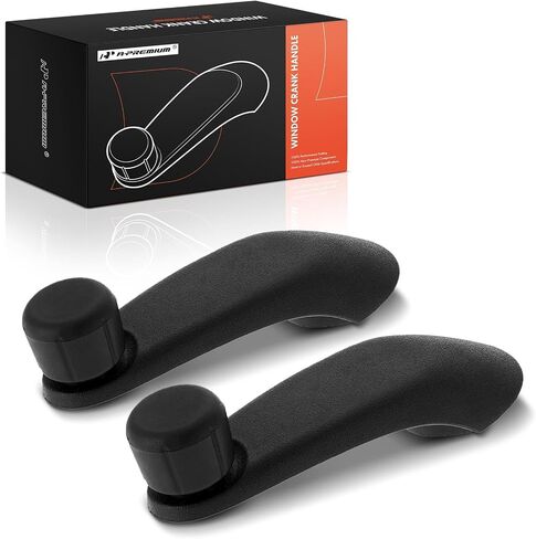 A-Premium 2Pcs Window Crank Handles Driver Passenger Compatible with Chevy, GMC, Saturn, Isuzu & Olds Vehicles - Express Savana 1500 2500 3500 4500, S10, Blazer, Jimmy, SC1, SC2, SL, SL1, SL2 & More in Saudi Arabia