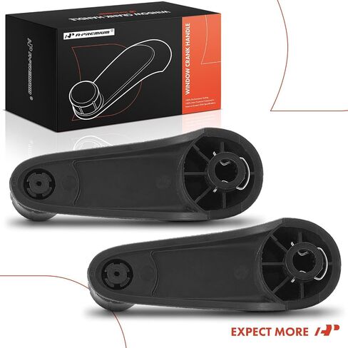 A-Premium 2Pcs Window Crank Handles Driver Passenger Compatible with Chevy, GMC, Saturn, Isuzu & Olds Vehicles - Express Savana 1500 2500 3500 4500, S10, Blazer, Jimmy, SC1, SC2, SL, SL1, SL2 & More in Saudi Arabia