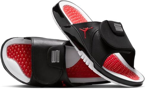 Jordan Hydro XI Retro Men's Slides (FN2452-006, Black/White-Gym Red) in Saudi Arabia