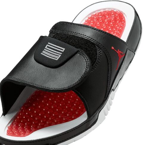 Jordan Hydro XI Retro Men's Slides (FN2452-006, Black/White-Gym Red) in Saudi Arabia