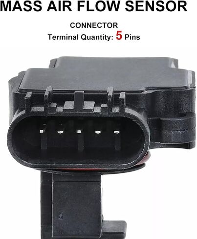 Mass Air Flow Sensor 10393948 MAF Sensor Compatible with Cadillac CTS Escalade Chevy Avalanche Silverado Suburban Tahoe GMC Sierra Yukon XL 1500 2500, Replaces 23256991 AF10060 in Saudi Arabia