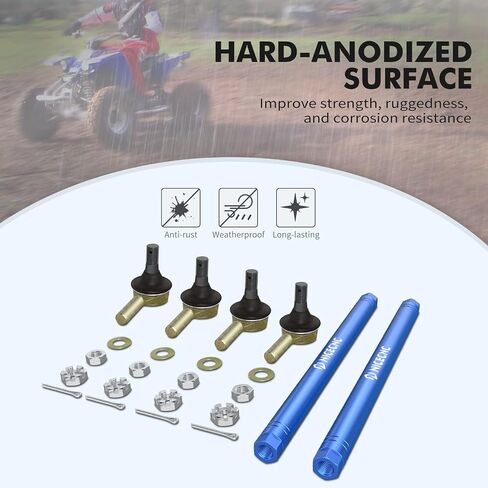 NiceCnc Blue Tie Rod مع نهايات Kit Ball مفصل متوافق مع Yamaha Blaster 200 YFS200 1988-2006 Blaster 200 YFS200SE EDITION 2006 in Saudi Arabia
