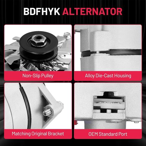 BDFHYK Alternator Compatible with Cadillac Escalade ESV/EXT 2002-2004,Compatible with Chevrolet Silverado 1500/2500/3500HD 1999-2004,Compatible with GMC Savana 1500/2500/3500HD 1999-2005 for ‎88877296 in Saudi Arabia