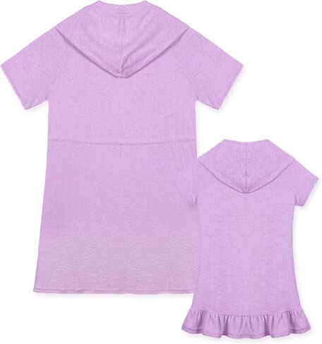 BSUBSEACH MOMY و ME TERRY CLOTH SWIMSUT COSTERUP للنساء بدلة الاستحمام مقنعين تغطية الجبوب الرمز البريدي in Saudi Arabia