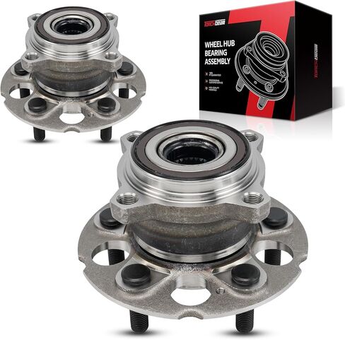 Torchbeam 512345 Pair Front Wheel Hub Bearing Assembly for 2007-2011 CR-V, 2007-2012 2017-2018 RDX 5 Lugs W/ABS in Saudi Arabia