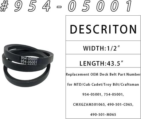 fits 42 inch Lawn Mower Deck Belt Replaces John Deere GX20072 GY20570,Deck Drive Belt Compatible with L 100 130 1742 D100 D110 D120 D130 X110 X125 X145 E100 E110 E120 in Kuwait