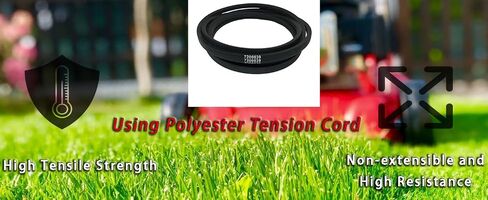fits 42 inch Lawn Mower Deck Belt Replaces John Deere GX20072 GY20570,Deck Drive Belt Compatible with L 100 130 1742 D100 D110 D120 D130 X110 X125 X145 E100 E110 E120 in Kuwait
