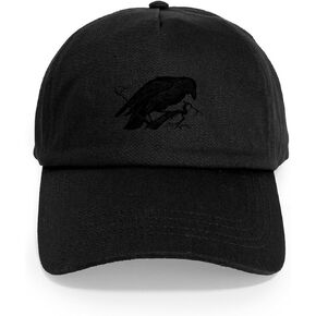 CafePress Vintage Raven in Tree Illustration Cap Adjustable Baseball Cap in Saudi Arabia