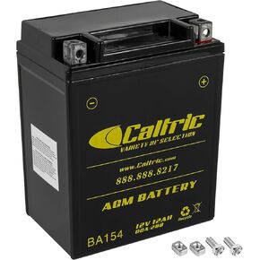 Caltric AGM Battery Compatible with Kawasaki EX500A EX500D Ninja 500 1987-2009 in Saudi Arabia