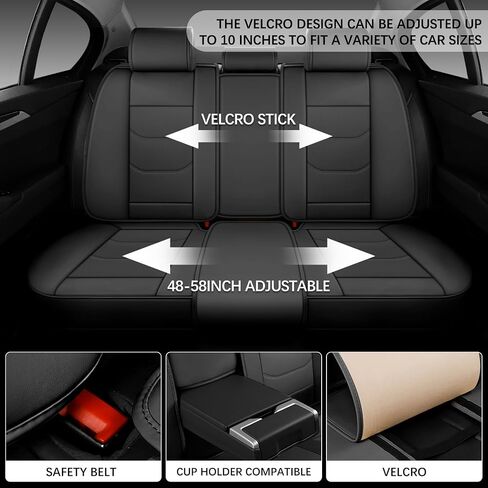 Car Seat Covers Front Seats Only, Universal Luxury Automotive Car Seat Protector 2 Pack, Waterproof Breathable Leather Car Seat Cushion for Most Vehicles SUV Pick-up Truck, Grey in Kuwait