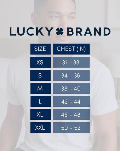 قمصان Lucky Brand Men Long Sleeve - القمصان غير الرسمية للرجال - Switch Crewneck للرجال (S -XL) in Saudi Arabia