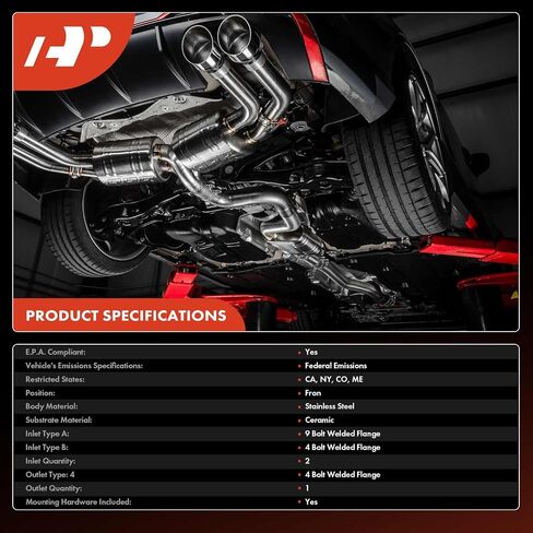 A-Premium Front Front Diffold Convalter مع طقم حشية تتوافق مباشرة مع Hyundai Elantra 1998-2003 ، 1.8L 2.0L ، Tiburon 1998-2001 2003-2006 2.0L ، E.P.A. متوافق in Saudi Arabia