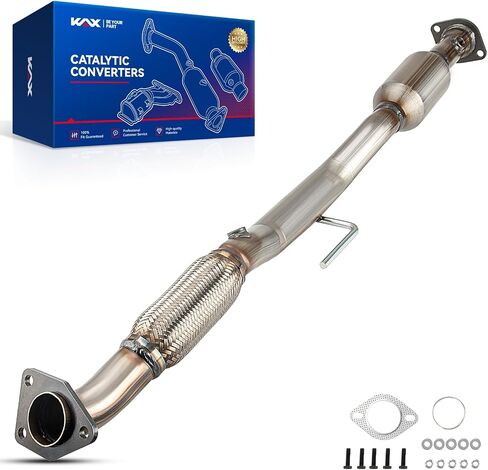 استبدال محول الحفاز KAX لـ Altima 2.5L 2007-2016 4 DOOR الخلفية 54782 أداءً عالي الفولاذ المقاوم للصدأ 1PC (EPA متوافق) in Kuwait