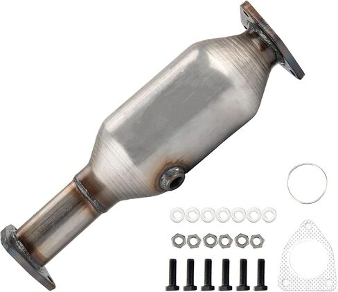 استبدال محول الحفاز KAX لـ Altima 2.5L 2007-2016 4 DOOR الخلفية 54782 أداءً عالي الفولاذ المقاوم للصدأ 1PC (EPA متوافق) in Kuwait