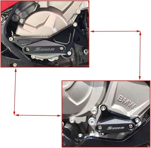 تمرير دراجة نارية تمرير Fairing لـ BMW S1000RR 2009 2010 2011 2012 2014 2014 2015 2016 2017 Motorcycle CNC POM Frame Engine Stator Case Crase Crash Pad Proctor (Gold) in Saudi Arabia