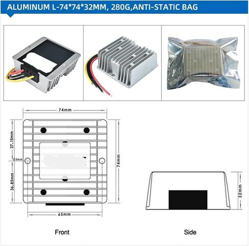 1pcs 36V 48V 54V 60V 72V to 24V 5A 10A 15A 20A DC DC Step Down Voltage Buck Converter Regulator 36 48 60 72 Volt to 24 Volt(DC 36V 48V (35-60V),DC 24V 8A 192W) in Saudi Arabia