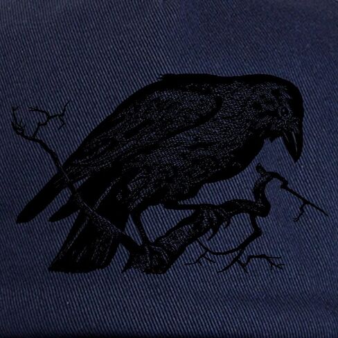 Cafepress Vintage Raven in Tree Illustration Cap Capable Capeball Cap in Saudi Arabia