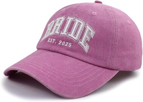 Tdopsxyxw 2PCS Bride and Groom Est 2025 2026 Hats for Men Women, Funny Adjustable Embroidered Newlyweds Couples Baseball Cap in Kuwait