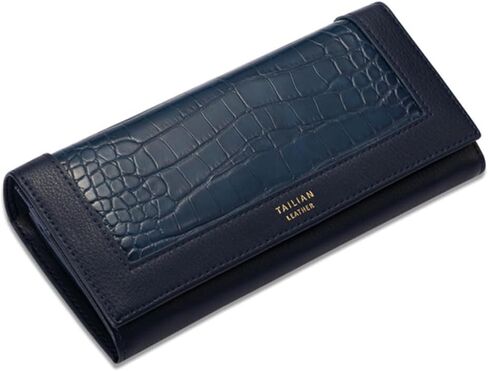 PORRASSO Women Wallets Elegant Purse Ladies Wallet Card Holder Multi-Compartment Wallet Phone Bag Change Pouch Black in Kuwait