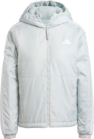 adidas Women's Essentials 3-Stripes Insulated Hooded Jacket in Saudi Arabia
