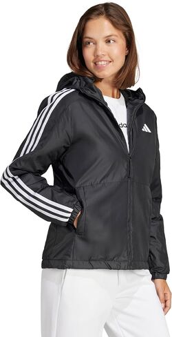 adidas Women's Essentials 3-Stripes Insulated Hooded Jacket in Saudi Arabia