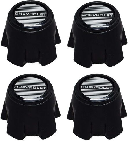 Set of 4 New 15 inch Steel Rally Wheel Center Caps Black GM Licensed Replacements for 1981-1985 Chevrolet Monte Carlo SS in Kuwait
