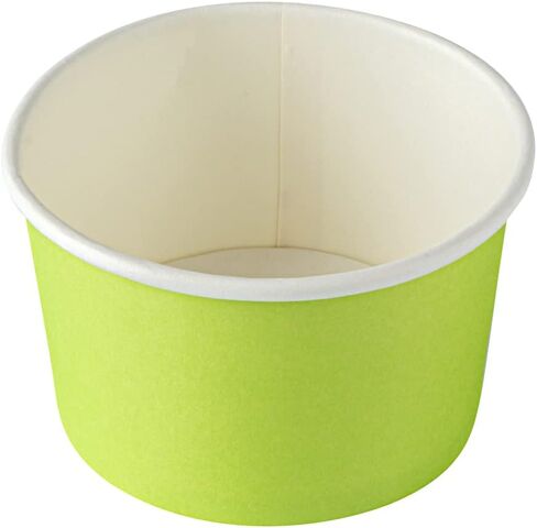 Coppetta 3-Ounce Dessert Cups, 200 Disposable Ice Cream Cups - Lids Sold Separately, Heavy-Duty, White Paper Frozen Yogurt Bowls, For Hot And Cold Foods, Perfect For Gelato Or Mousse - Restaurantware in Kuwait